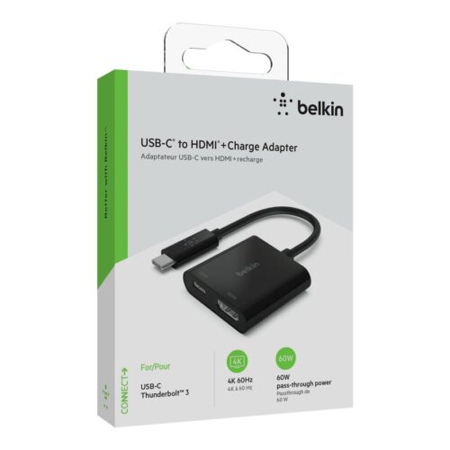 BELKIN Adaptateur USB-C HDMI 60W noir
