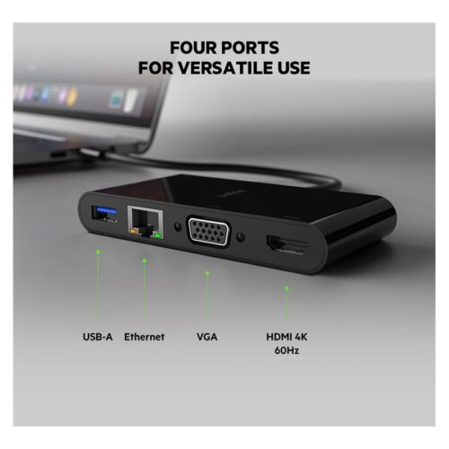 BELKIN Adaptateur USB-C HDMI VGA USB-A