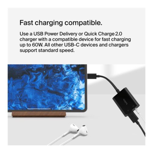 BELKIN adaptateur USB-C vers USB-C et Jack