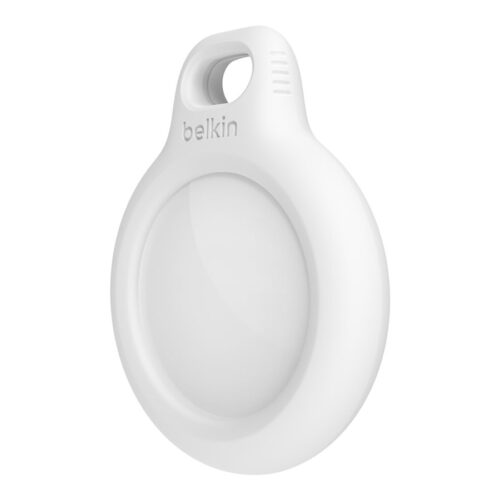 BELKIN Airtag Protection avec Cordon Blanc