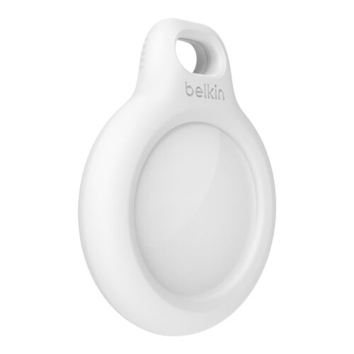 BELKIN Airtag Protection avec Cordon Blanc