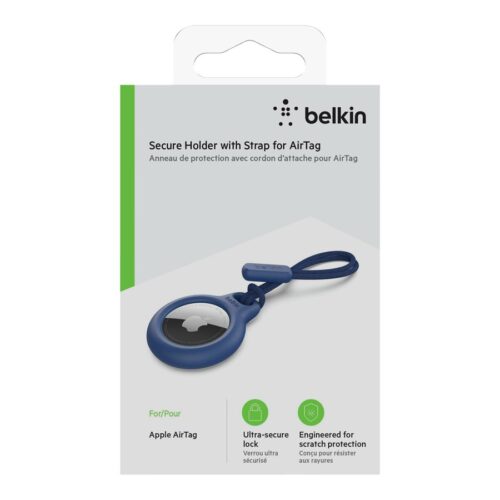 BELKIN Airtag Protection avec Cordon Bleu