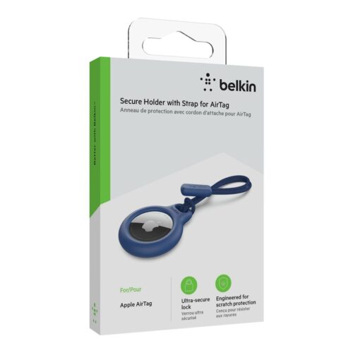 BELKIN Airtag Protection avec Cordon Bleu