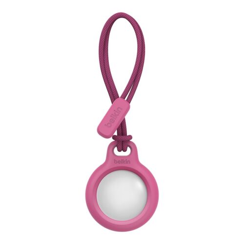 BELKIN Airtag Protection avec Cordon Rose