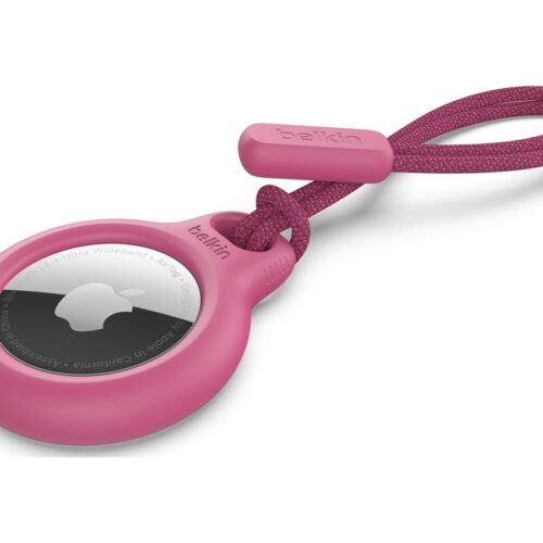 BELKIN Airtag Protection avec Cordon Rose
