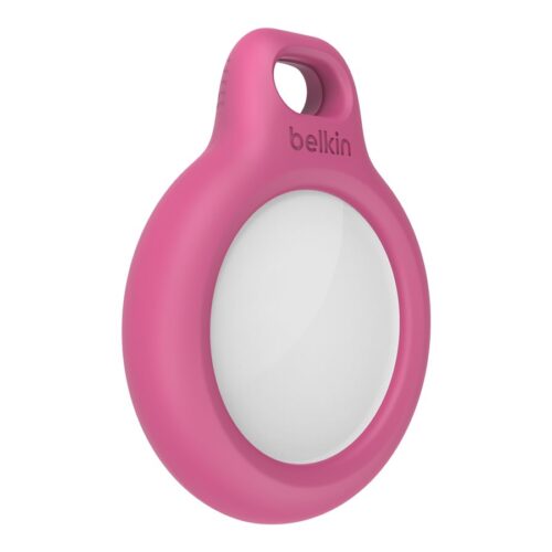 BELKIN Airtag Protection avec Cordon Rose