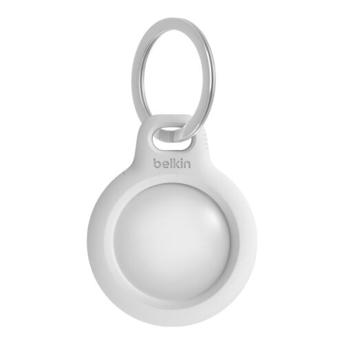 BELKIN Airtag Protection avec porte-clés Blanc