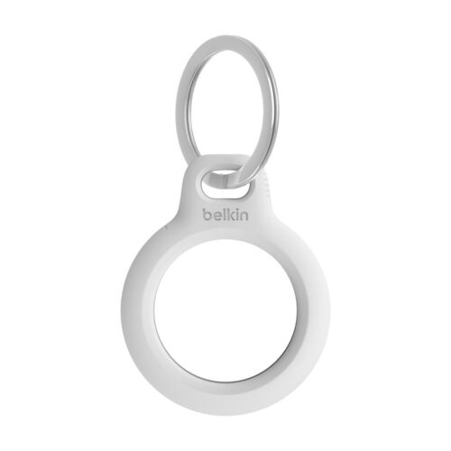 BELKIN Airtag Protection avec porte-clés Blanc