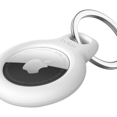 BELKIN Airtag Protection avec porte-clés Blanc