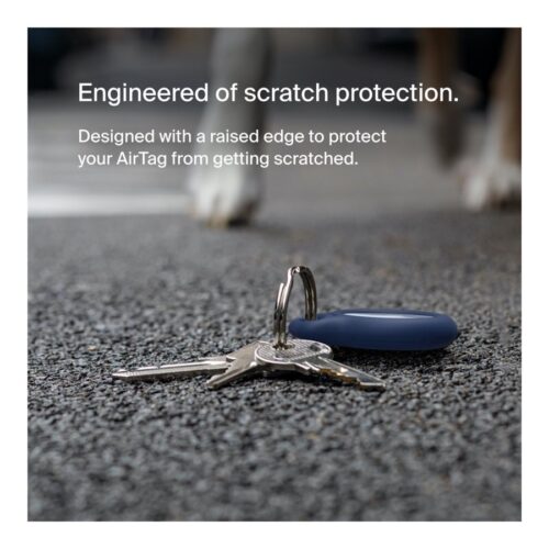 BELKIN Airtag Protection avec porte-clés Bleu
