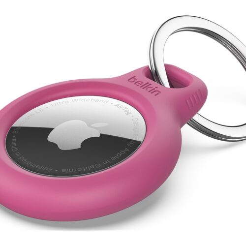 BELKIN Airtag Protection avec porte-clés Rose