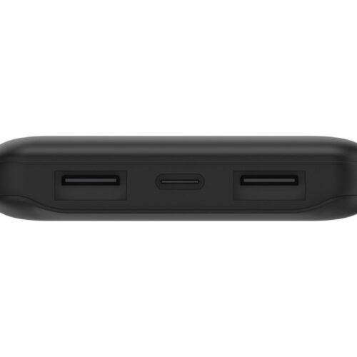 BELKIN Batterie externe 3 ports 10K avec câble USB-A vers USB-C noir