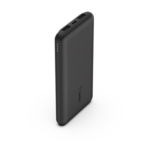 BELKIN Batterie externe 3 ports 10K avec câble USB-A vers USB-C noir