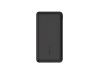 BELKIN Batterie externe 3 ports 10K avec câble USB-A vers USB-C noir