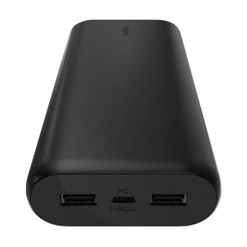 BELKIN BOOST CHARGE 20 000 mAh PD 20w 3 port Compact Powerbank Black