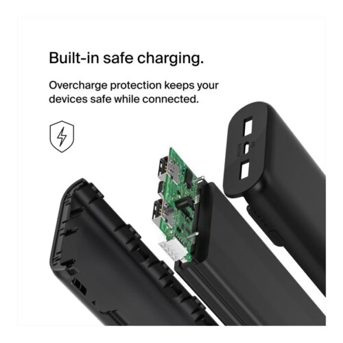 BELKIN BOOST CHARGE 20 000 mAh PD 20w 3 port Compact Powerbank Black