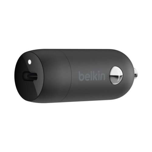 BELKIN BOOST CHARGE 20w USB-C PD Single Car Charger Black