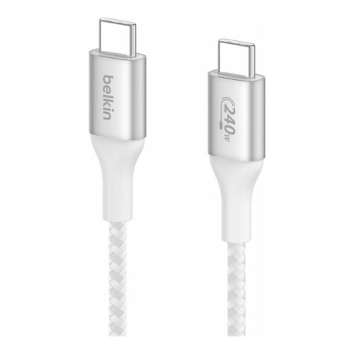 BELKIN Boost Charge 240w USB-C to USB-C Cable 2M White