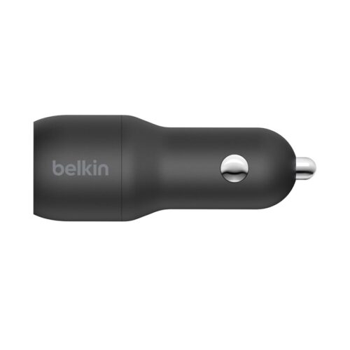 BELKIN BOOST CHARGE 24W 12w x 2 USB-A Dual Car Charger Black