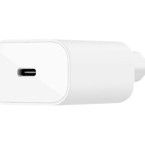 BELKIN BOOST CHARGE 25w USB-C PD PPS Single Wall Charger White