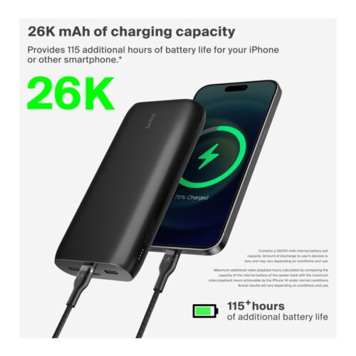 BELKIN Boost Charge 4Port 27k PD 32w Powerbank