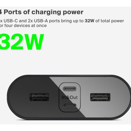 BELKIN Boost Charge 4Port 27k PD 32w Powerbank