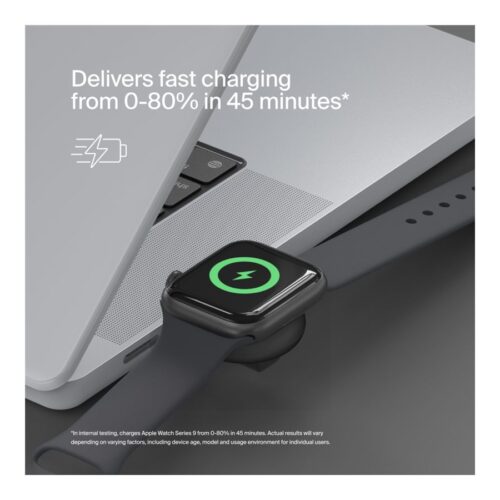 BELKIN BOOST CHARGE Apple Watch Fast Charge Dongle Black