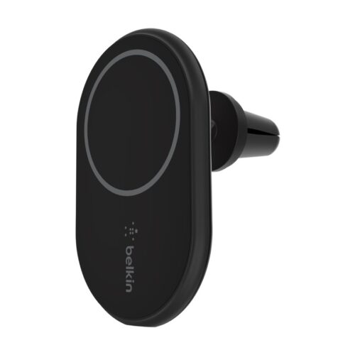 BELKIN BOOST CHARGE Magnetic wireless Car Vent Mount + Car Charger No CLA Black