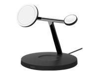 BELKIN BOOST CHARGE PRO 3in1 Qi2 15w Magnetic Adjustable Charging Stand Black