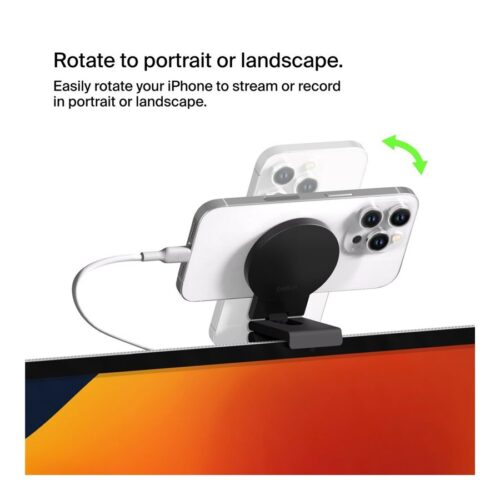 BELKIN BOOST CHARGE PRO MagSafe iPhone mount for Monitor Grey