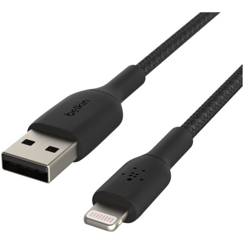 BELKIN BOOST CHARGE USB-A to Lightning Cable Braided 0.15M Black