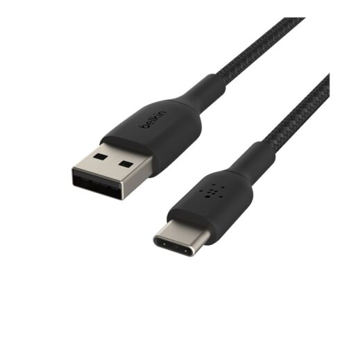 BELKIN BOOST CHARGE USB-A to USB-C Cable Braided 1M Black