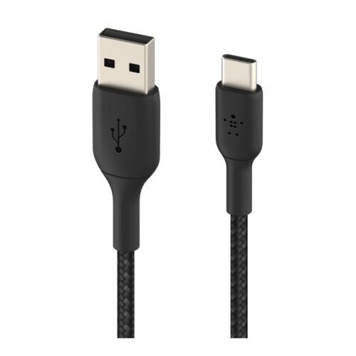 BELKIN BOOST CHARGE USB-A to USB-C Cable Braided 3M Black