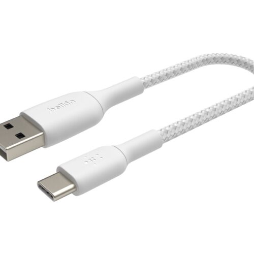 BELKIN BOOST CHARGE USB-A to USB-C Cable Braided 3M White