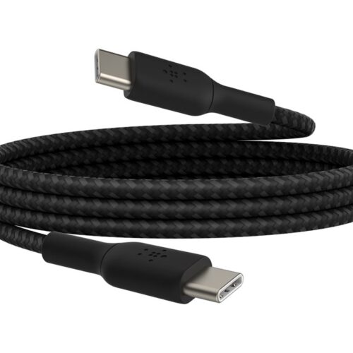 BELKIN BOOST CHARGE USB-C to USB-C 2.0 Cable Braided 1M Black
