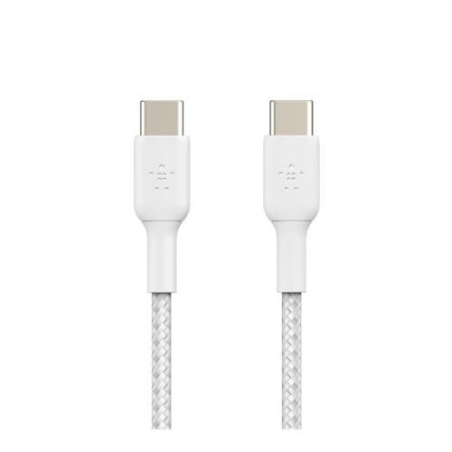 BELKIN BOOST CHARGE USB-C to USB-C 2.0 Cable Braided 1M White
