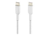 BELKIN BOOST CHARGE USB-C to USB-C Cable Braided 0.15m White