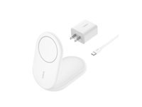 BELKIN BOOSTCHARGE Qi2 15w Magnetic Stand White