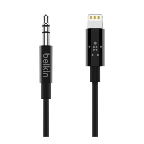 BELKIN Câble audio 3.5 mm avec connecteur Lightning 90cm
