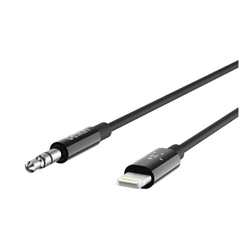 BELKIN Câble audio 3.5 mm avec connecteur Lightning 90cm