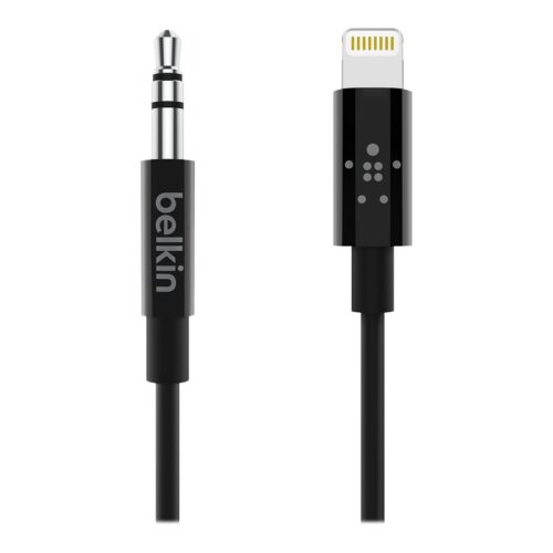 BELKIN Câble audio 3.5 mm avec connecteur Lightning 90cm