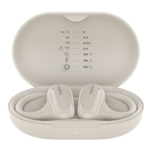 BELKIN Clearfit Open-Ear Wireless Earbuds Sand
