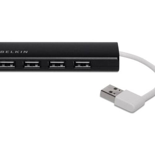 BELKIN Hub de Voyage 4 Ports USB 2.0 Noir