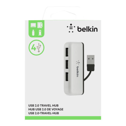 BELKIN Hub de Voyage 4 Ports USB 2.0 Noir