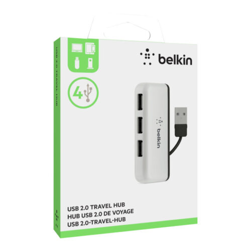 BELKIN Hub de Voyage 4 Ports USB 2.0 Noir