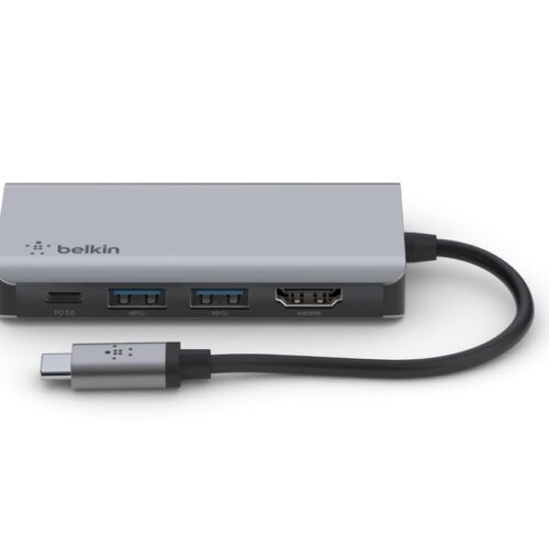 BELKIN Hub USB-C avec HDMI 2x USB-A 100W PD