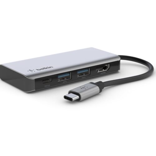 BELKIN Hub USB-C avec HDMI 2x USB-A 100W PD