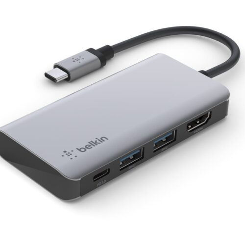 BELKIN Hub USB-C avec HDMI 2x USB-A 100W PD