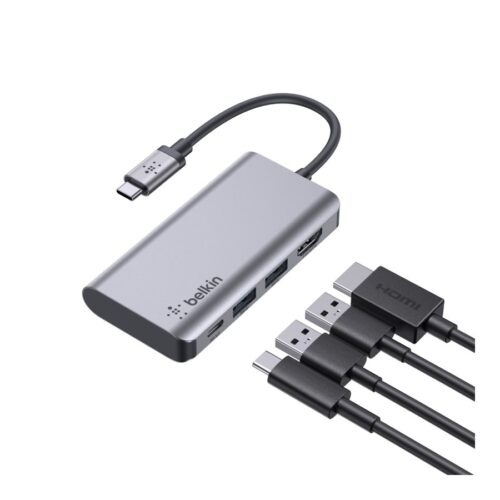 BELKIN Hub USB-C avec HDMI 2x USB-A 100W PD