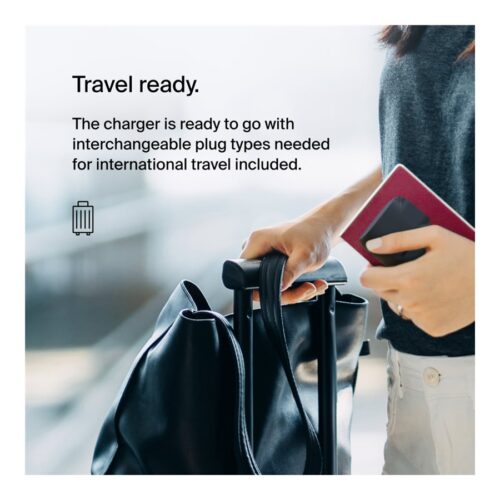 BELKIN Hybrid Wall Travel Charger 25w + 5k Power Bank UK EU US AU Black